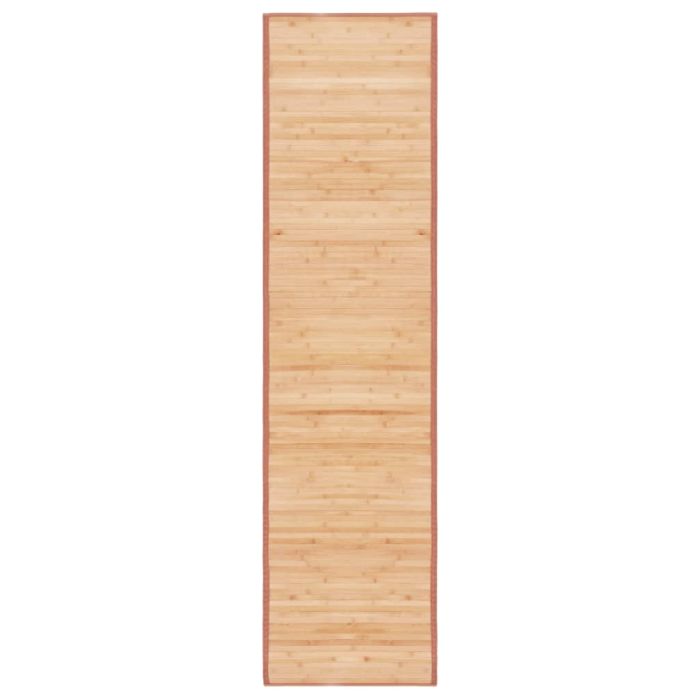 Rug Bamboo 80x300 cm Brown