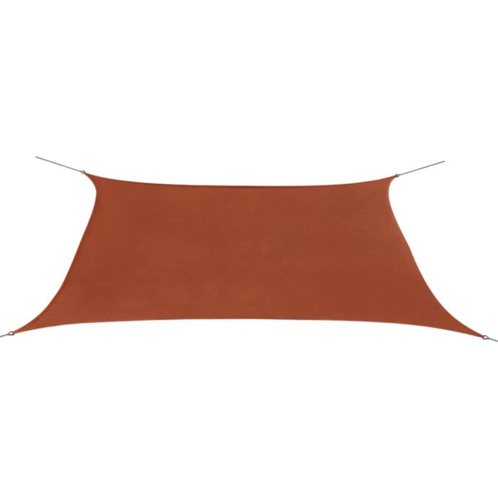 Sunshade Sail Oxford Fabric Rectangular 2x4 m Terracotta