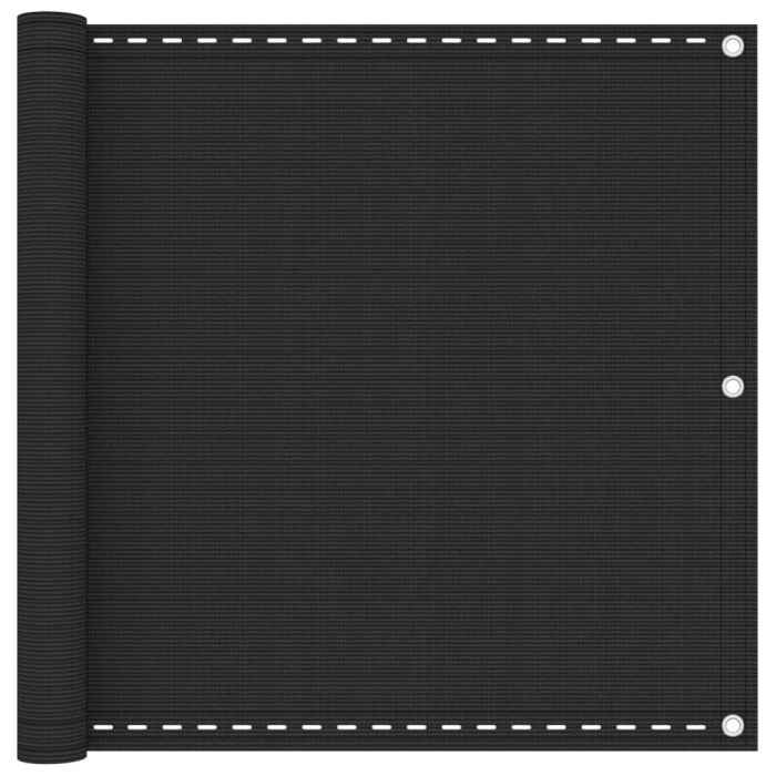 Balcony Screen HDPE 90x600 cm Anthracite