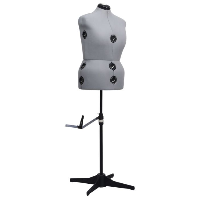 Adjustable Dress Form Female Grey L Size 44-50