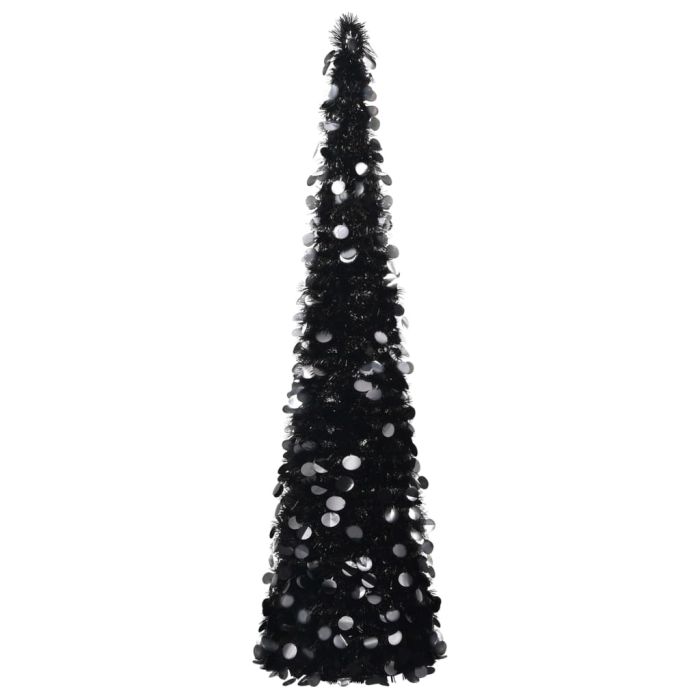 MERRIN 150cm Pop-up Artificial Christmas Tree - Black