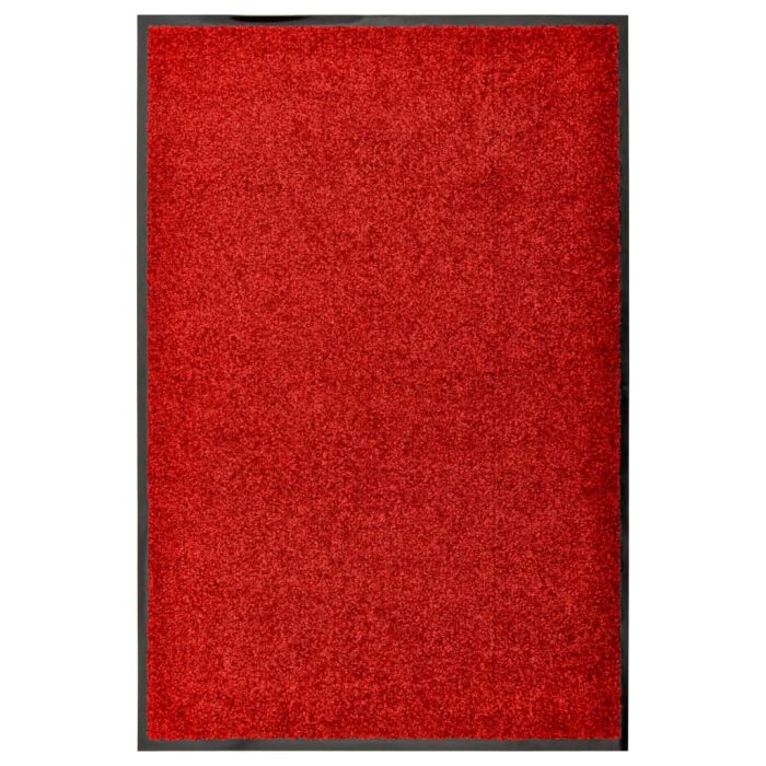 Doormat Washable Red 60x90 cm
