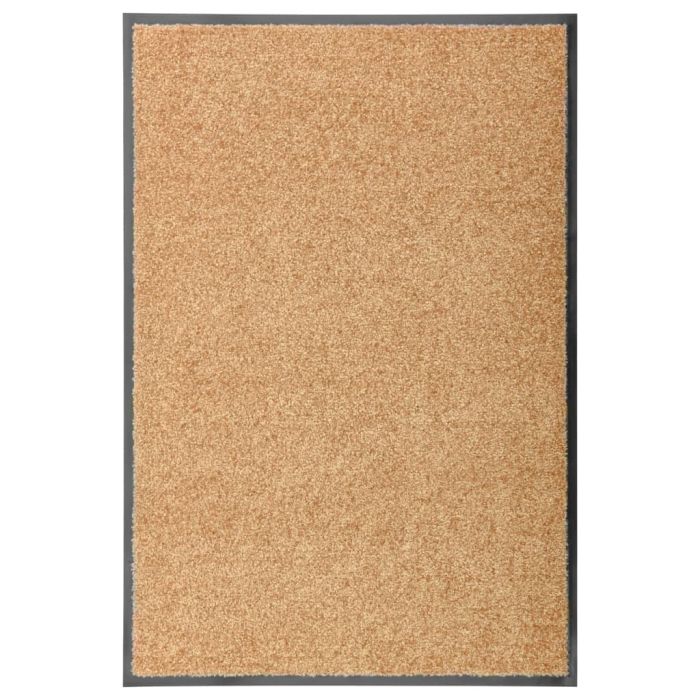 Doormat Washable Cream 60x90 cm
