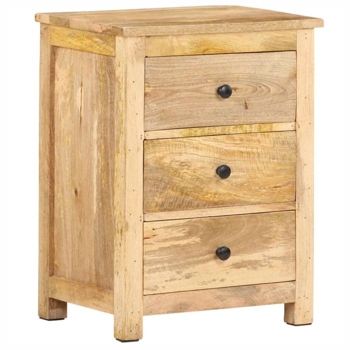 Bedside Cabinet 45x35x60cm Solid Mango Wood