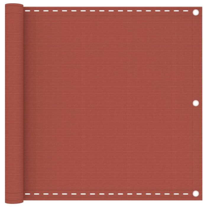 Balcony Screen Terracotta 90x600 cm HDPE