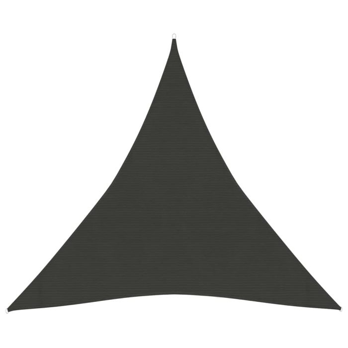 Sunshade Sail 160 g/m2 Anthracite 4x4x4 m HDPE