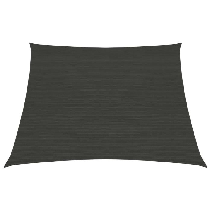 Sunshade Sail 160 g/m2 Anthracite 3/4x2 m HDPE