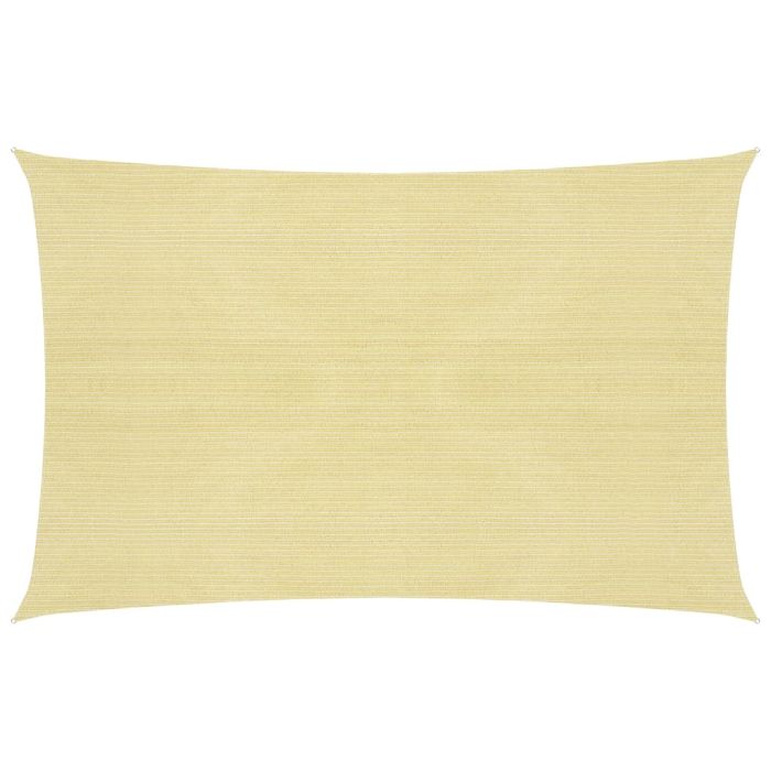 Sunshade Sail 160 g/m2 Beige 4x5 m HDPE