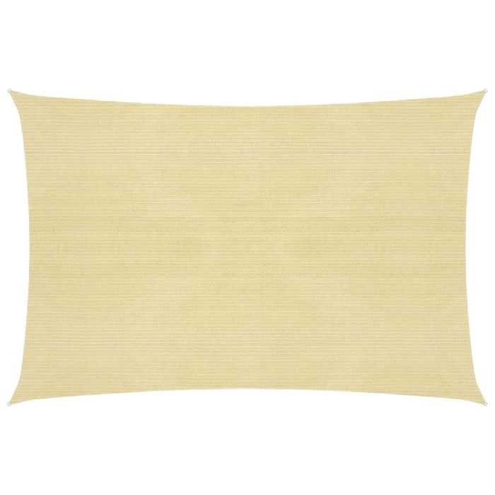 Sunshade Sail 160 g/m2 Beige 6x7 m HDPE