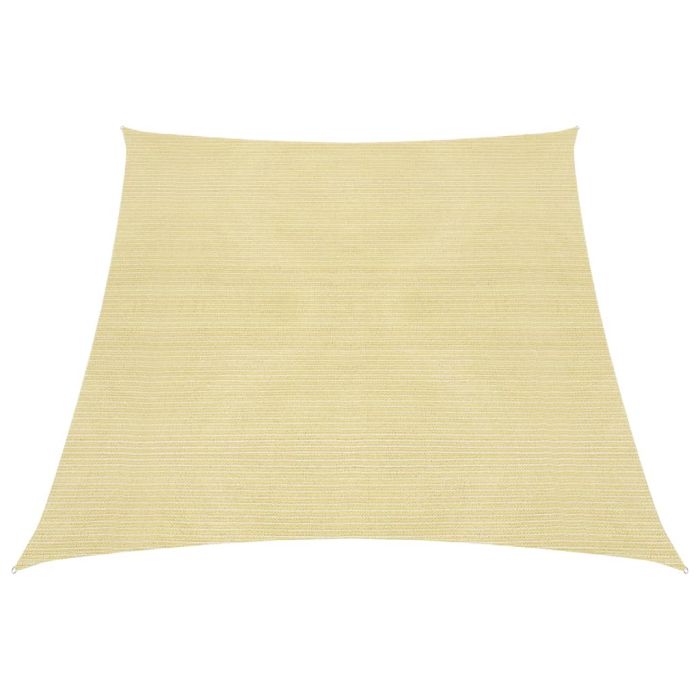Sunshade Sail 160 g/m2 Beige 3/4x2 m HDPE