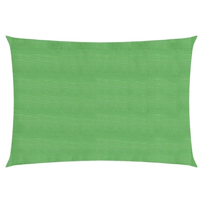 Sunshade Sail 160 g/m2 Light Green 2.5x4 m HDPE