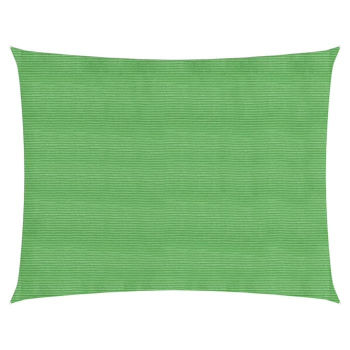 Sunshade Sail 160 g/m2 Light Green 3.5x4.5 m HDPE