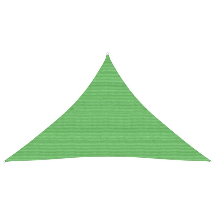 Sunshade Sail 160 g/m2 Light Green 4x4x5.8 m HDPE