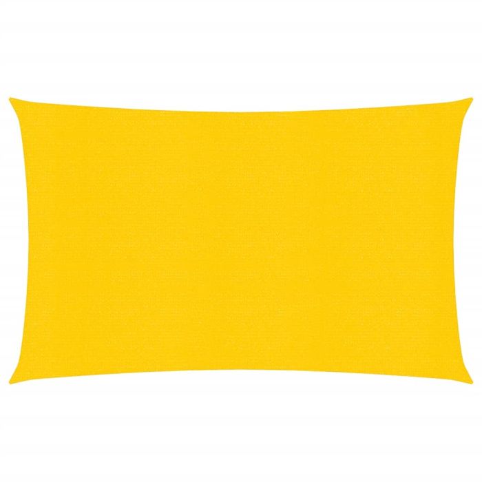 Sunshade Sail 160 g/m2 Yellow 2x4 m HDPE