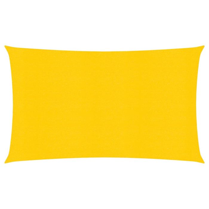 Sunshade Sail 160 g/Yellow 2.5x5 m