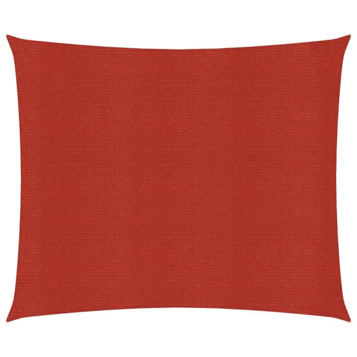 Sunshade Sail 160 g/m2 Red 2x2 m HDPE
