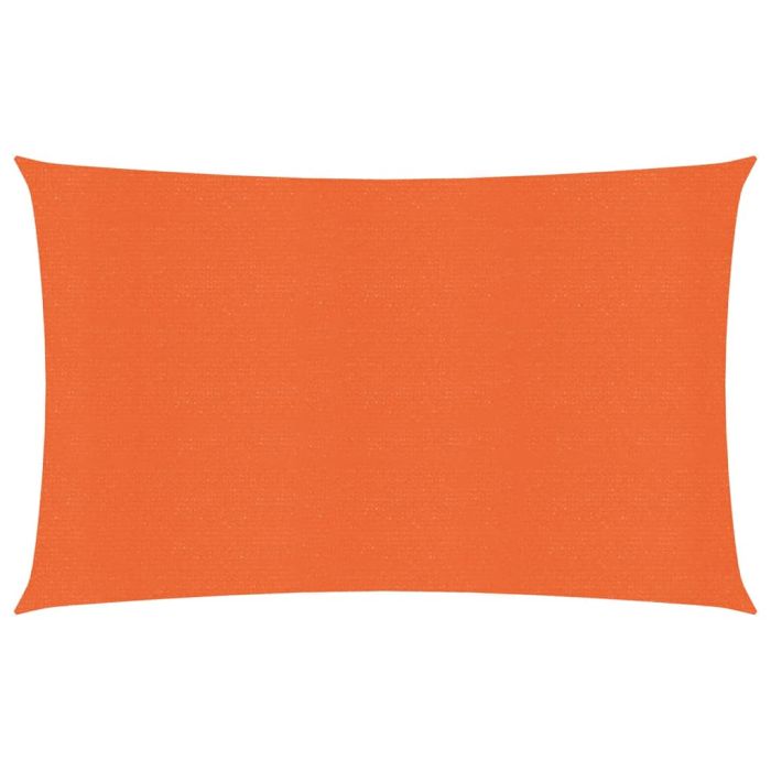 Sunshade Sail 160 g/m2 Orange 2x4.5 m HDPE
