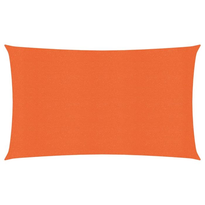 Sunshade Sail 160 g/m2 Orange 2x5 m HDPE