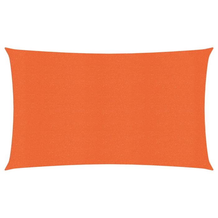 Sunshade Sail 160 g/Orange 2.5x5 m