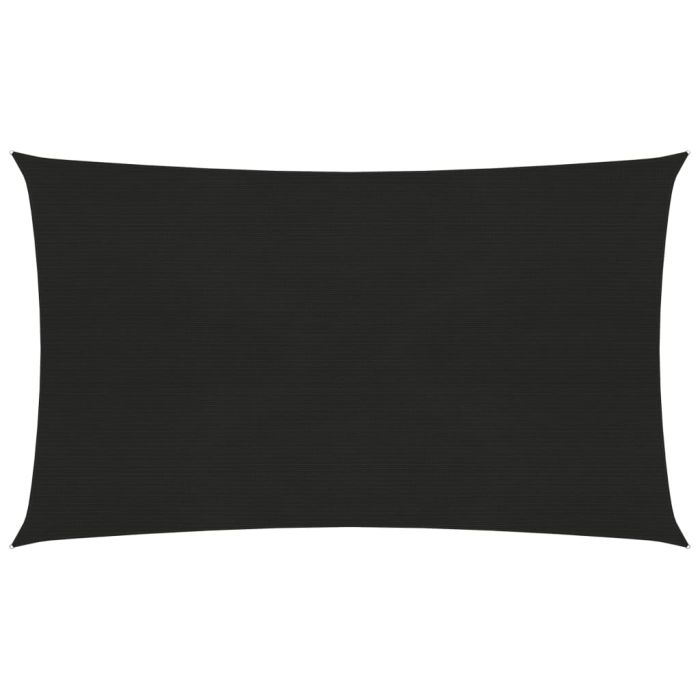 Sunshade Sail 160 g/Black 2.5x5 m