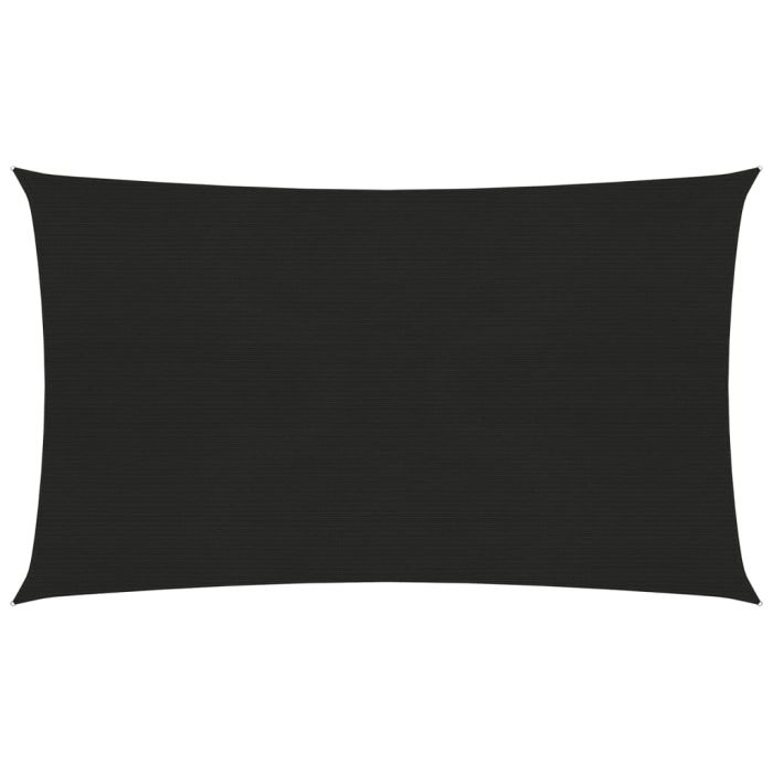 Sunshade Sail 160 g/Black 5x8 m