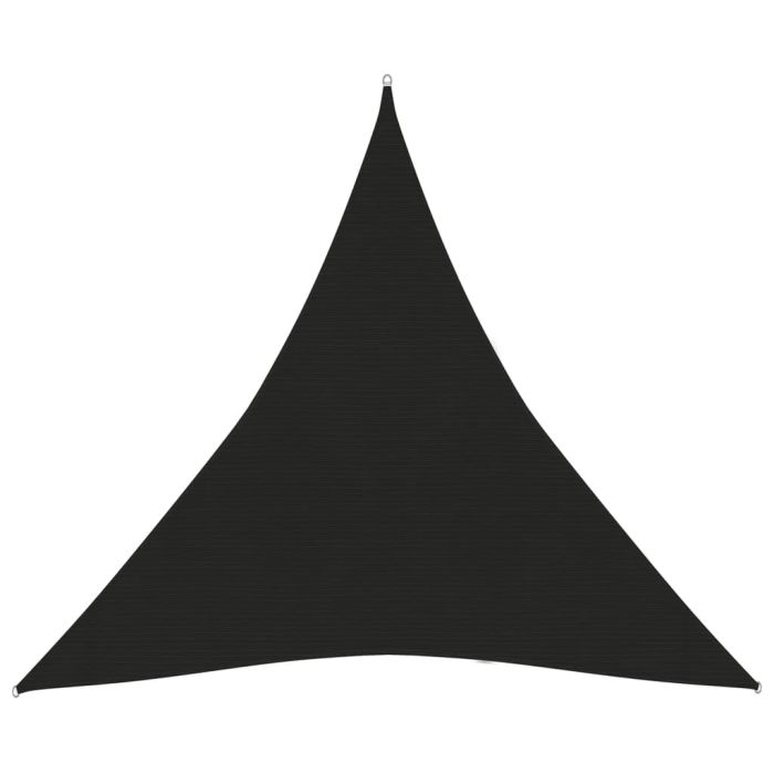 Sunshade Sail 160 g/m2 Black 4.5x4.5x4.5 m HDPE