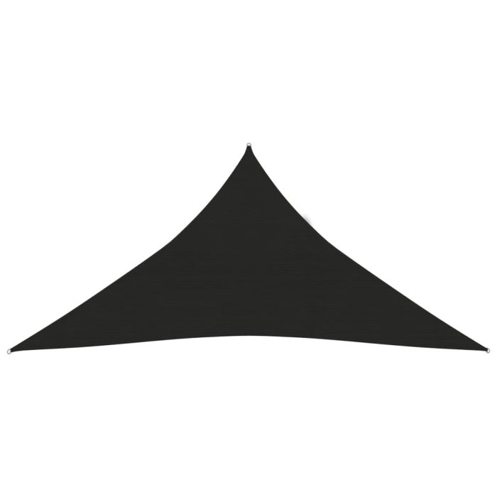 Sunshade Sail 160 g/m2 Black 5x6x6 m HDPE