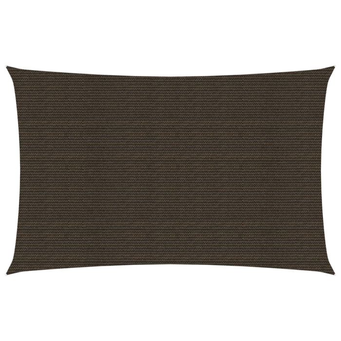 Sunshade Sail 160 g/m2 Brown 5x7 m HDPE
