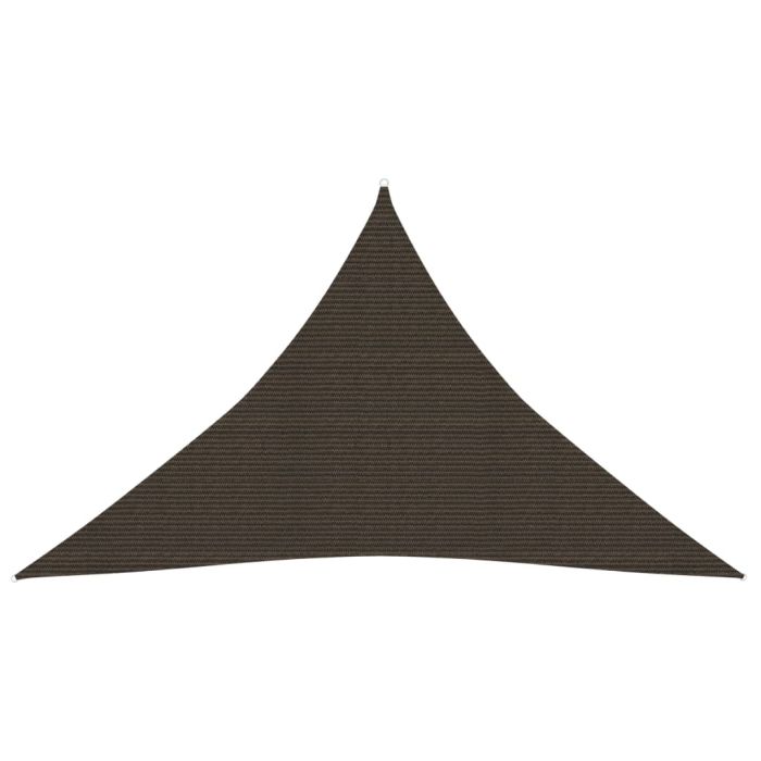 Sunshade Sail 160 g/m2 Brown 4x4x5.8 m HDPE