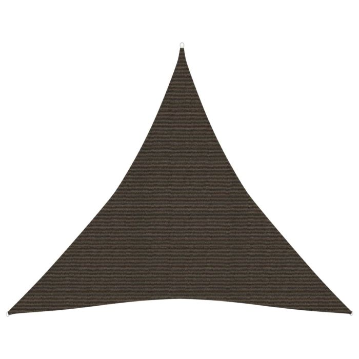 Sunshade Sail 160 g/m2 Brown 4.5x4.5x4.5 m HDPE