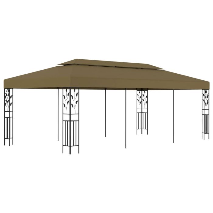Gazebo 6x3 m Taupe 180 g/m2
