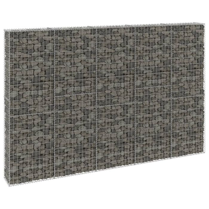 Gabion Wall with Covers Galvanised Steel 300x30x200 cm