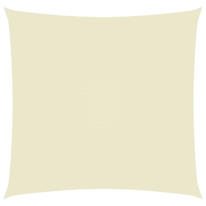 Sunshade Sail Oxford Fabric Square 2.5x2.5 m Cream