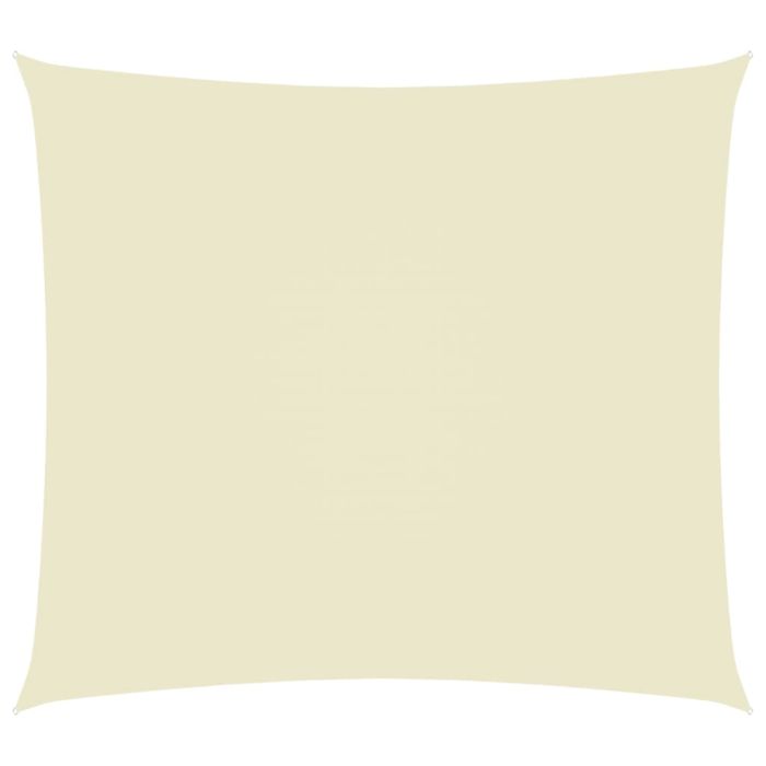 Sunshade Sail Oxford Fabric Rectangular 3.5x4.5 m Cream
