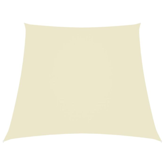 Sunshade Sail Oxford Fabric Trapezium 2/4x3 m Cream