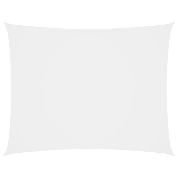 Sunshade Sail Oxford Fabric Rectangular 3x4 m White