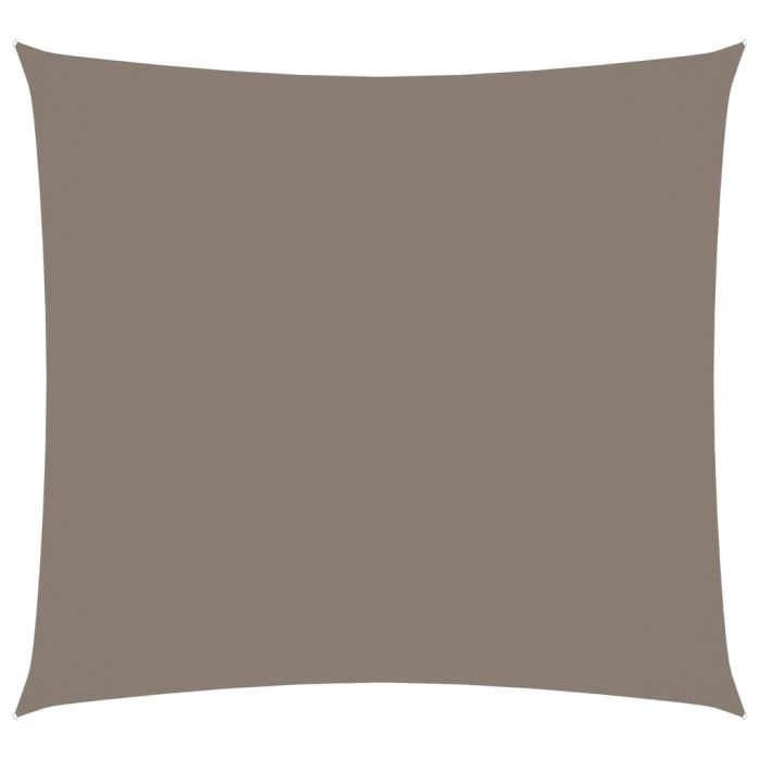 Sunshade Sail Oxford Fabric Square 4x4 m Taupe