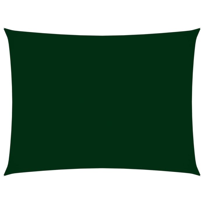 Sunshade Sail Oxford Fabric Rectangular 5x7 m Dark Green