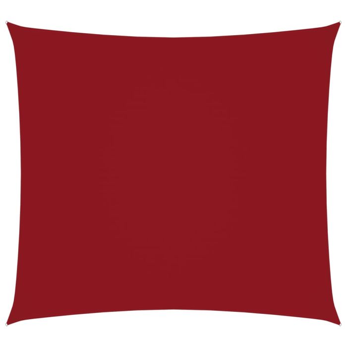 Sunshade Sail Oxford Fabric Square 2x2 m Red