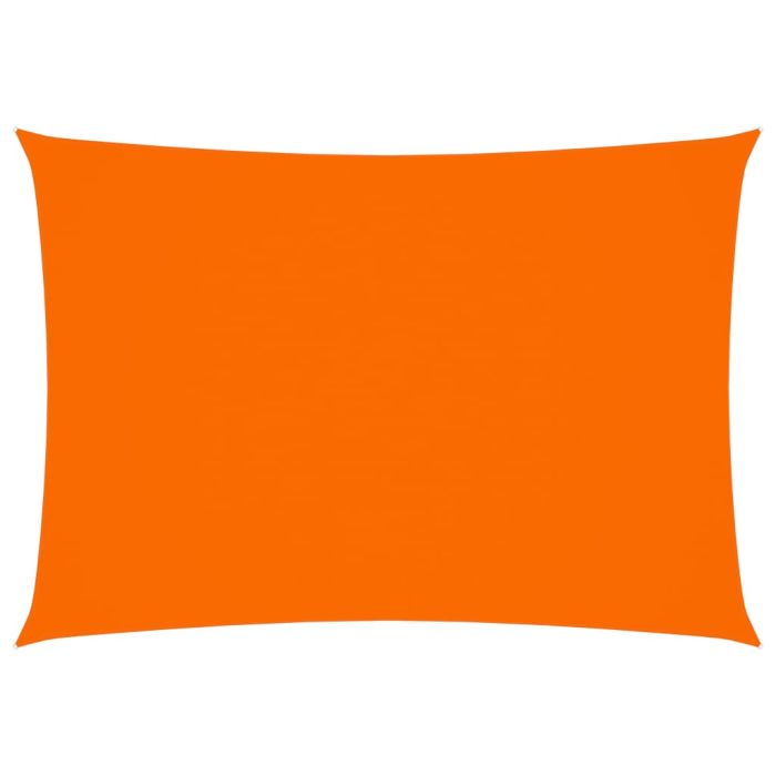 Sunshade Sail Oxford Fabric Rectangular 4x6 m Orange