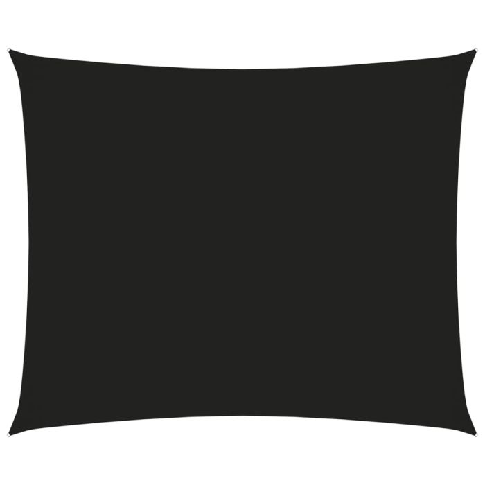 Sunshade Sail Oxford Fabric Rectangular 3x4 m Black