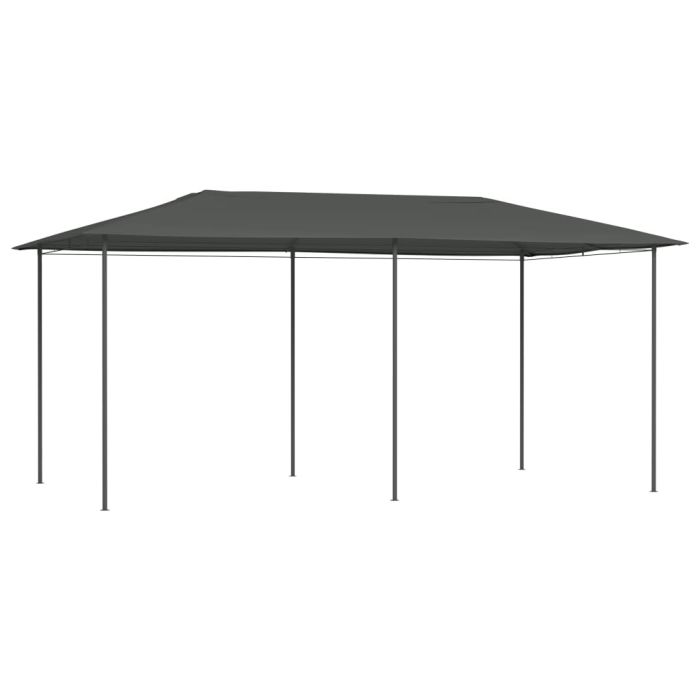 Gazebo 3x6x2.6 m Anthracite 160 g/m2