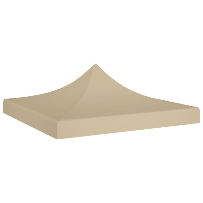 Party Tent Roof 3x3 m Beige 270 g/m2