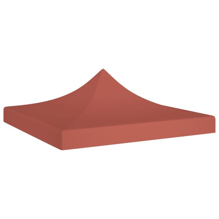 Party Tent Roof 3x3 m Terracotta 270 g/m2