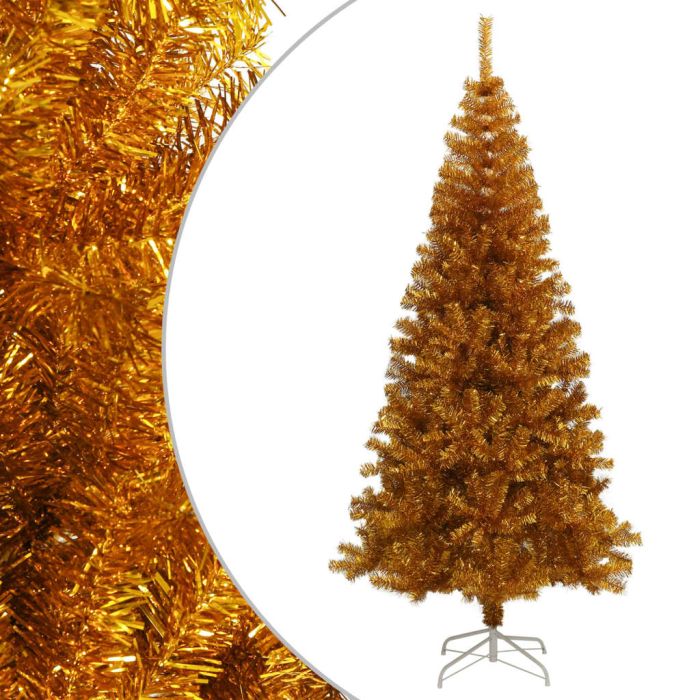 Liro Artificial Christmas Tree with Stand Gold 240cm PET