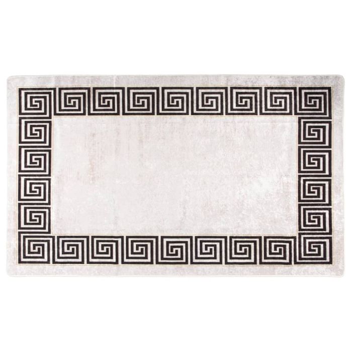 Rug Washable 120x180 cm Light Beige Anti Slip