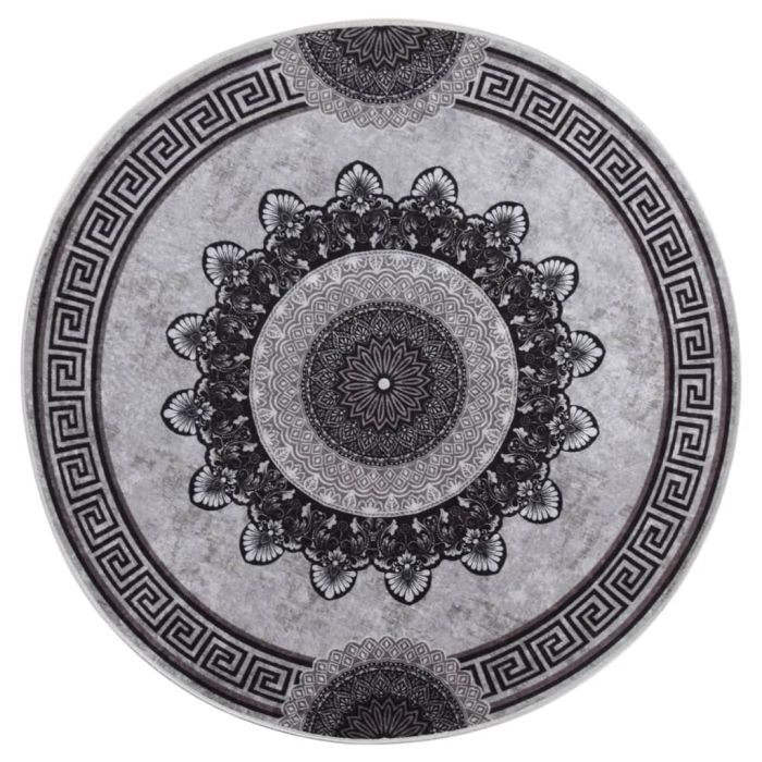 Rug Washable Ï†120 cm Multicolour Anti Slip