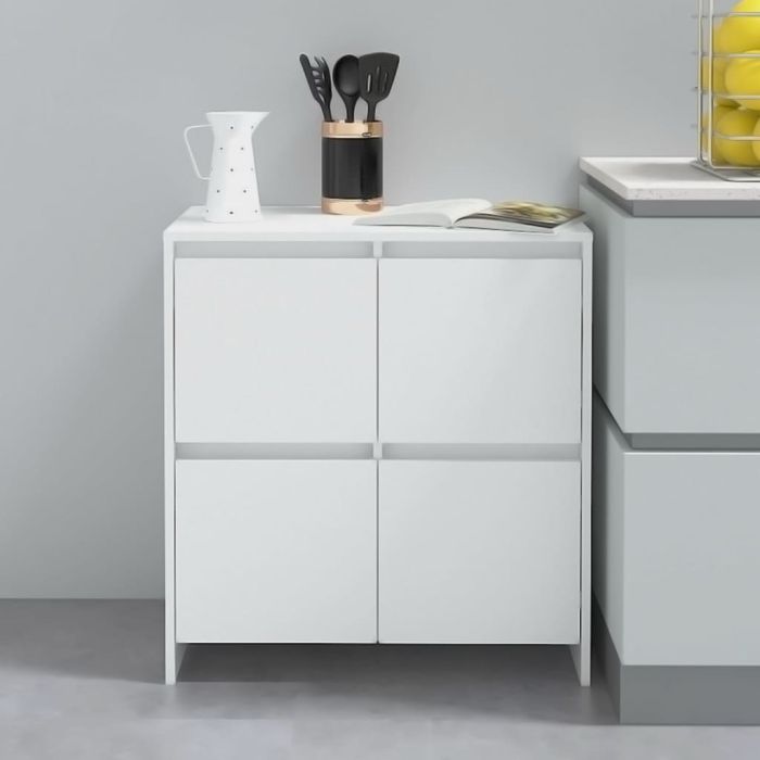 Sideboard White 70x41x75 cm Engineered Wood