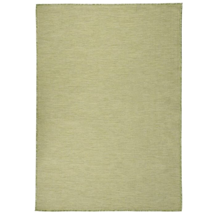 Outdoor Flatweave Rug 140x200 cm Green