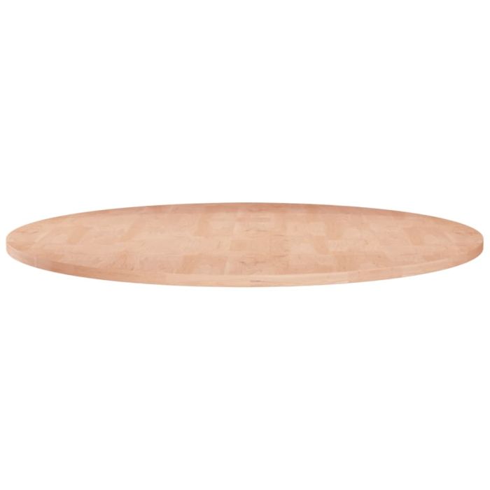 Round Table Top 70x1.5 cm Solid Wood Oak